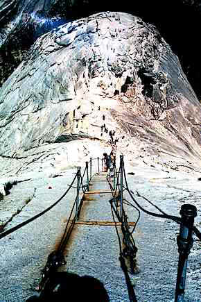 Yosemite National Park cablelookdown.jpg (27523 bytes)